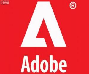 пазл Логотип Adobe